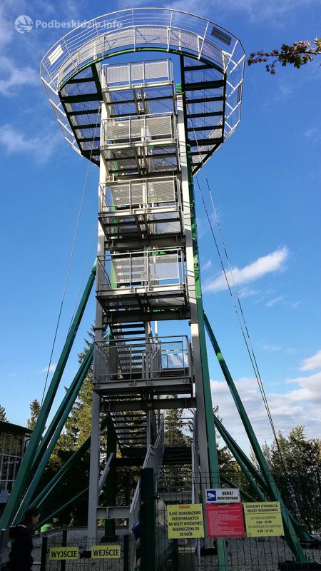 Wieża widokowa - wysokość 18m